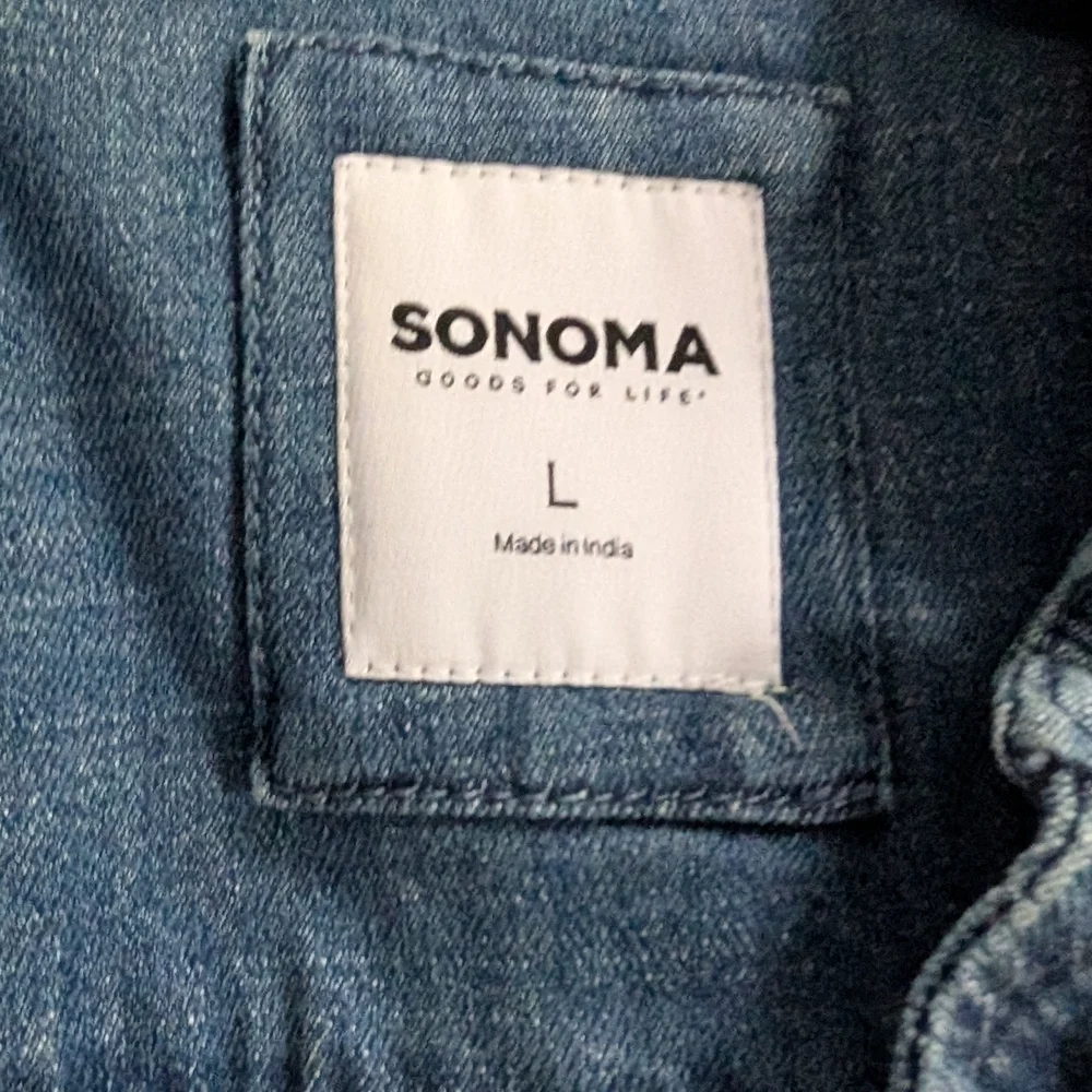 Sonoma Goods For Life Utility Denim Women's Jacket (EUC) (Large) - Picture 3 of 8